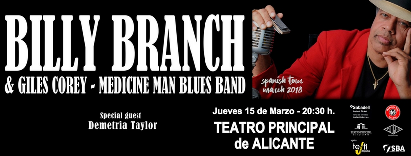 BILLY BRANCH & BLUES BAND en concierto